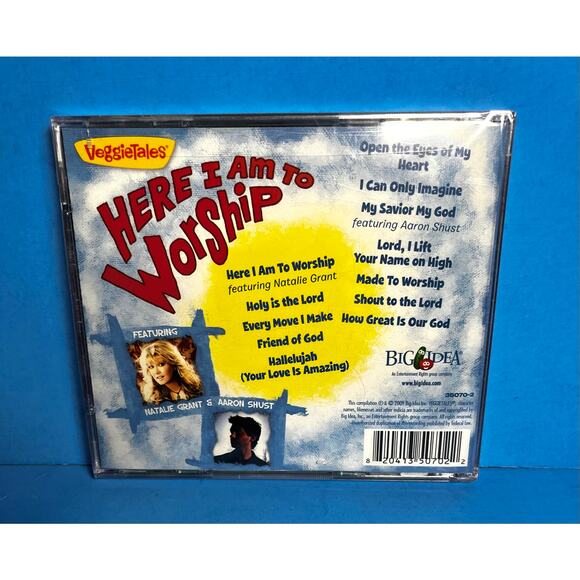 VeggieTales: Here I Am to Worship CD (2009) New Sealed Christian Kids Music - Picture 2 of 5